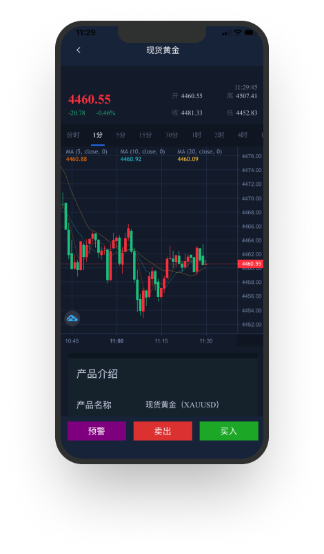 华信贵金属APP 界面2